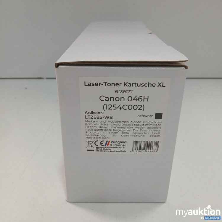 Artikel Nr. 971365 Artikel Nr. 971365: Laser Toner Kartusche XL Canon 046H schwarz
