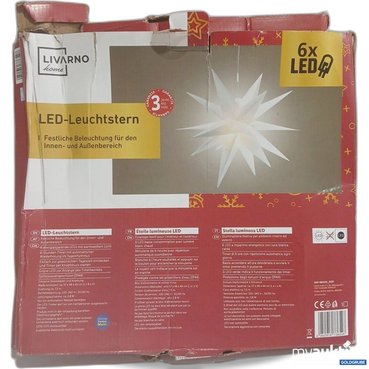 Artikel Nr. 994365 Artikel Nr. 994365: Livarno LED-Leuchtstern 6xLED