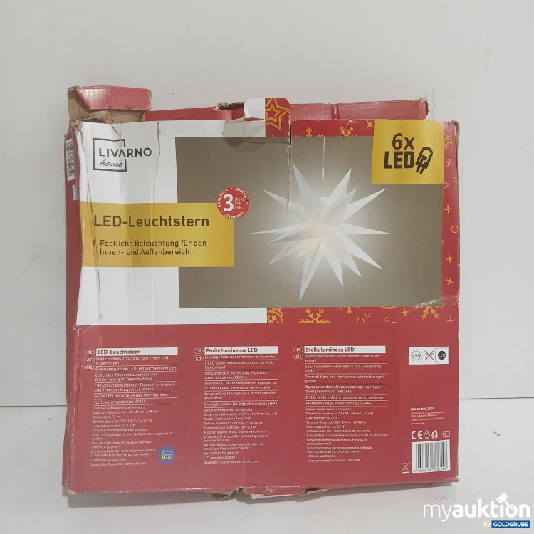 Artikel Nr. 994365 Artikel Nr. 994365: Livarno LED-Leuchtstern 6xLED