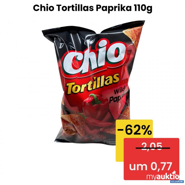 Artikel Nr. 522366: Chio Tortillas wild Paprika 110g