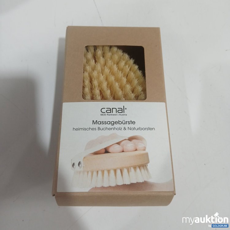Artikel Nr. 526366: canal Massagebürste heimisches Buchenholz & Naturborsten