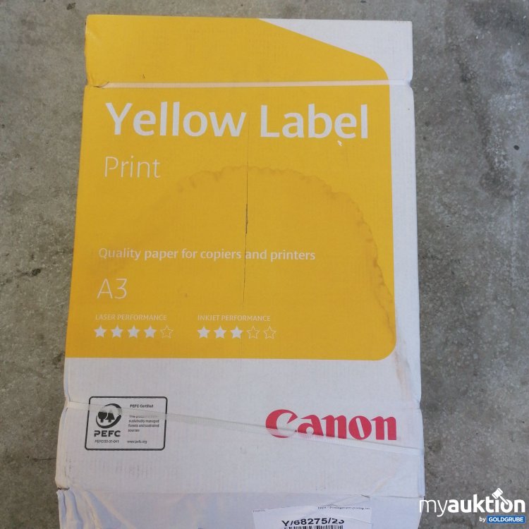 Artikel Nr. 714366: Canon Yellow Label Print  A3 500stk