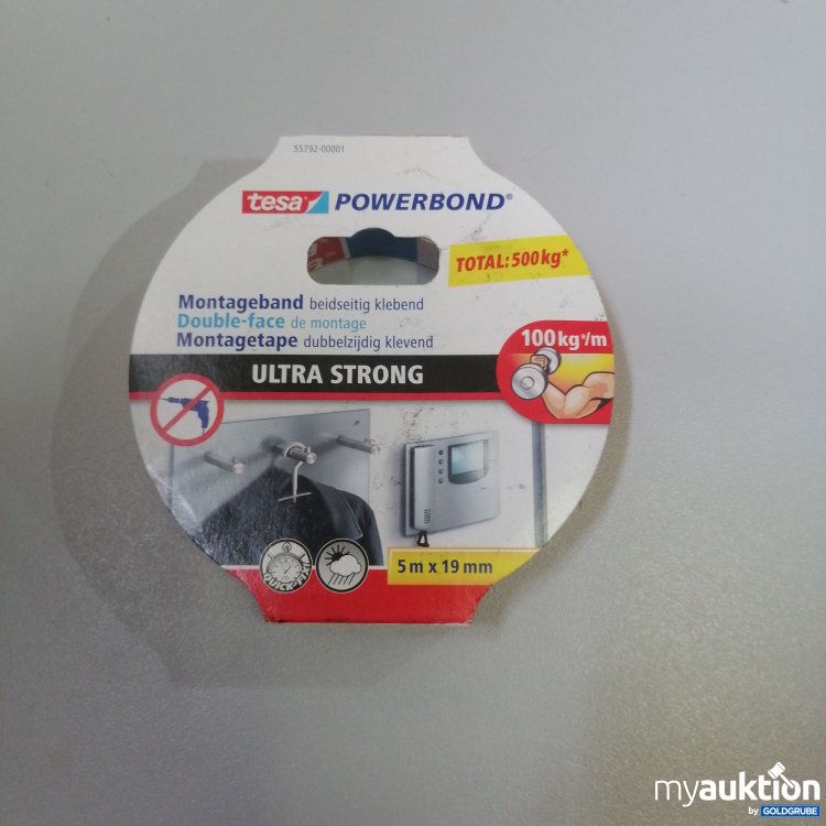 Artikel Nr. 764366 Artikel Nr. 764366: Tesa Powerbond Montageband 5m x19mm