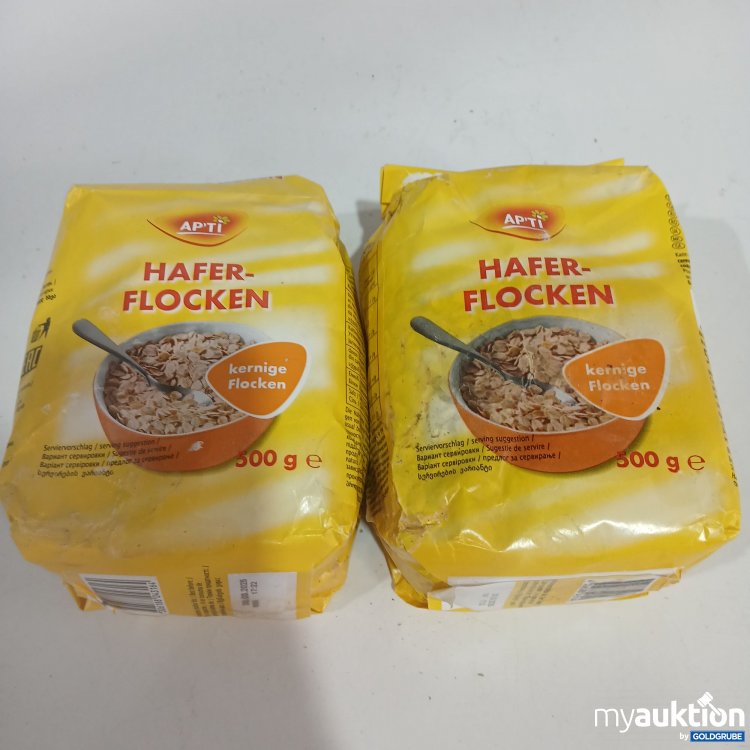 Artikel Nr. 816366 Artikel Nr. 816366: Apti Haferflocken kernige Flocken je 500g