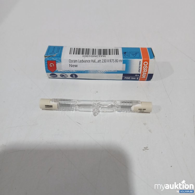 Artikel Nr. 862366 Artikel Nr. 862366: OSRAM Halogenstablampe mit R7s-Sockel 230V 80mm