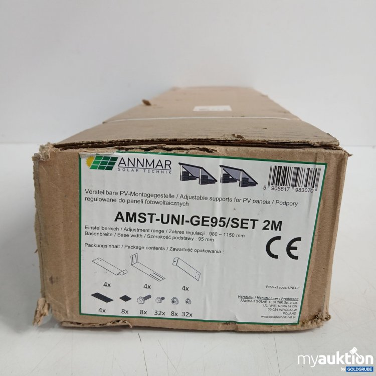 Artikel Nr. 865366: Verstellbare PV-Montagegestellte AMST-UNI-GE95/SET 2M