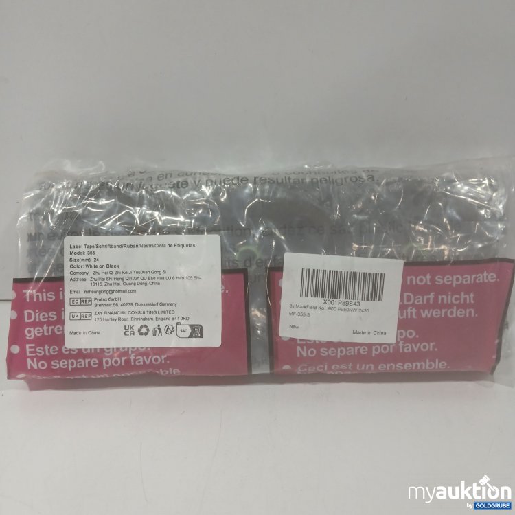 Artikel Nr. 873366: MarkField Schriftband 3 Stk.