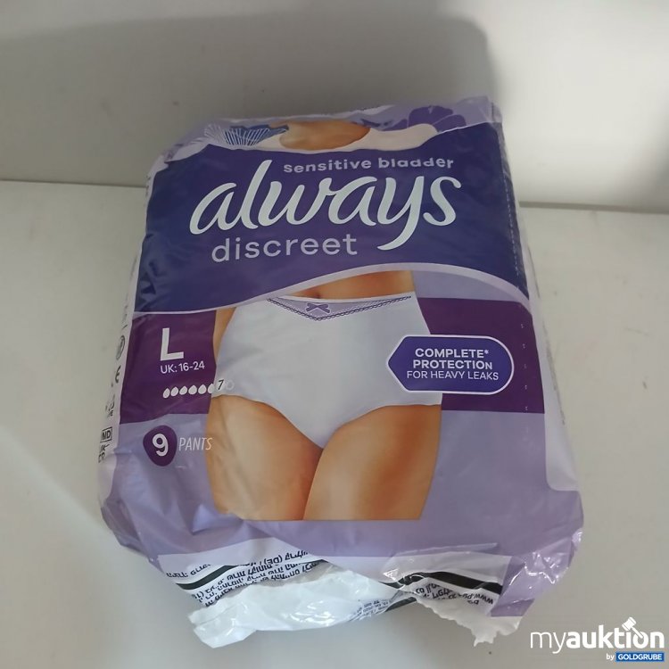 Artikel Nr. 921366: always Discreet Sensitive Bladder Pants L