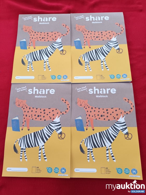 Artikel Nr. 923366 Artikel Nr. 923366: 4 x Share Malblöcke