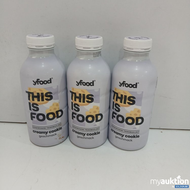 Artikel Nr. 952366: Yfood Creamy Cookie Geschmack 3×500ml