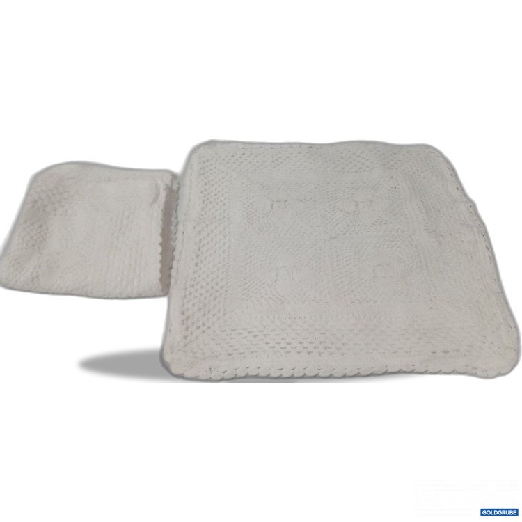 Artikel Nr. 993366: Polsterbezug Strickmuster weiß Ca 38x36cm 2Stk