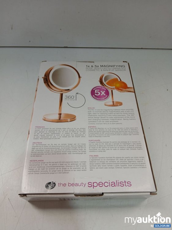 Artikel Nr. 447367 Artikel Nr. 447367: the beauty specialists LED Illuminated Cosmetic & Makeup Mirror 1x 5x
