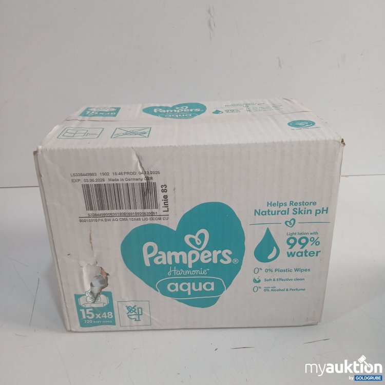 Artikel Nr. 461367 Artikel Nr. 461367: Pampers Harmonie aqua 15x48 Baby Wipes