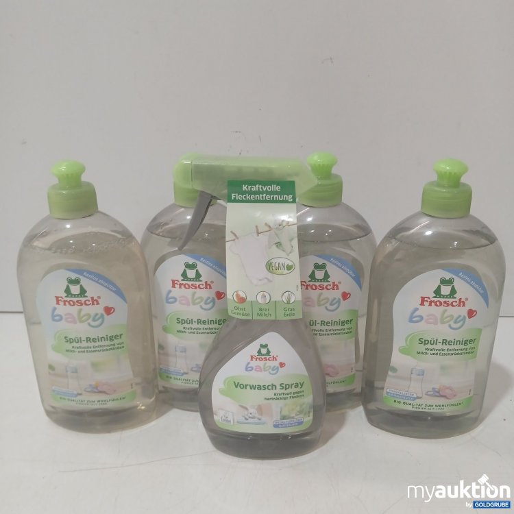 Artikel Nr. 464367: Frosch Baby Spül-Reiniger 4x500ml + Vorwasch Spray 300 ml