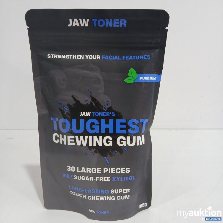 Artikel Nr. 521367 Artikel Nr. 521367: Jaw Toner's Toughest Chewing Gum 30 Large Pieces 105g