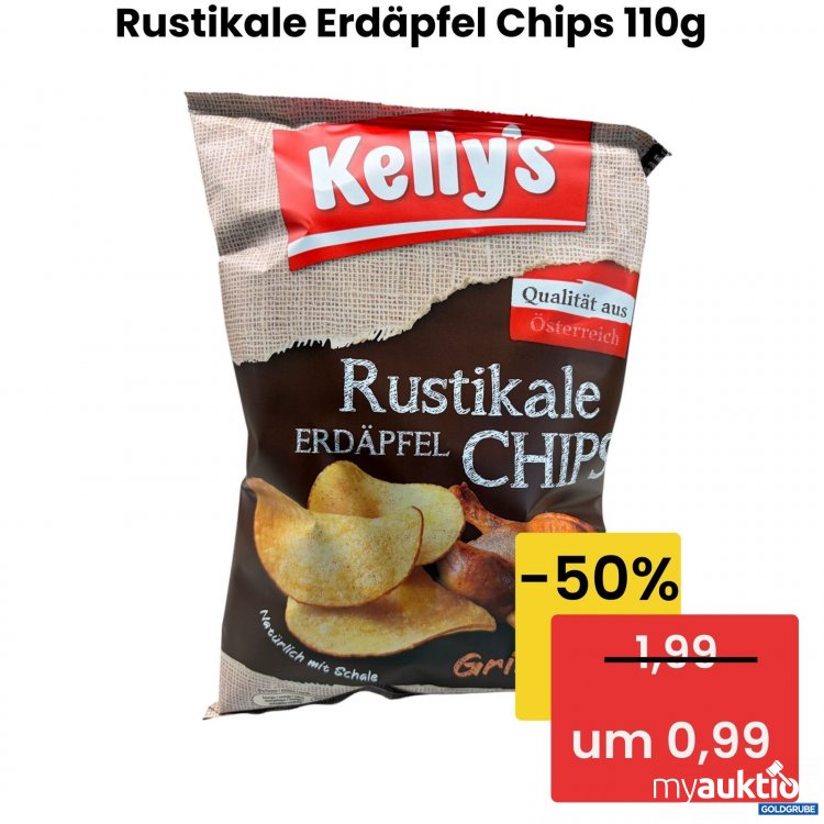 Artikel Nr. 522367: Kellys Rusitkale Erdäpfel Chips 110g