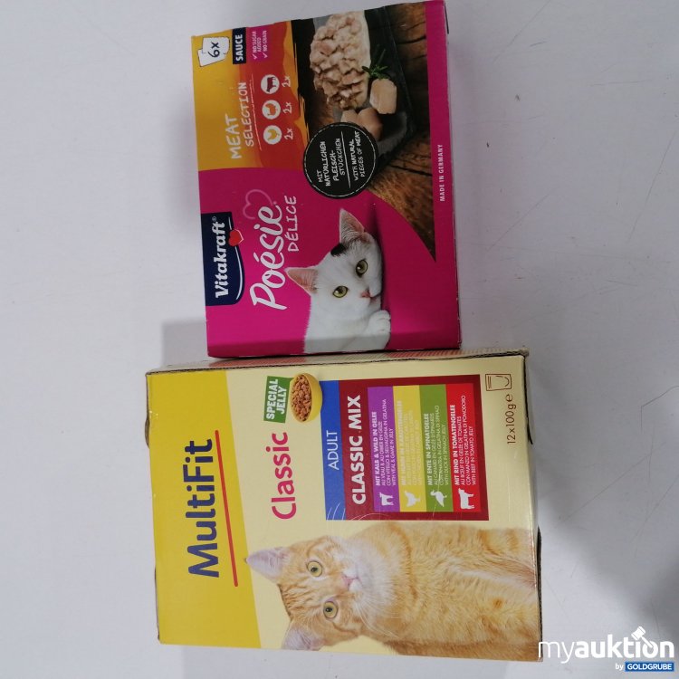 Artikel Nr. 951367: Multifit & Vitakraft Katzenfutter 12x100g 6x85g