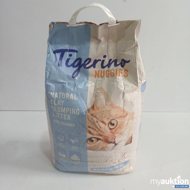Artikel Nr. 990367: Tigerino Nuggies Natural clay clumping Litter 14L 