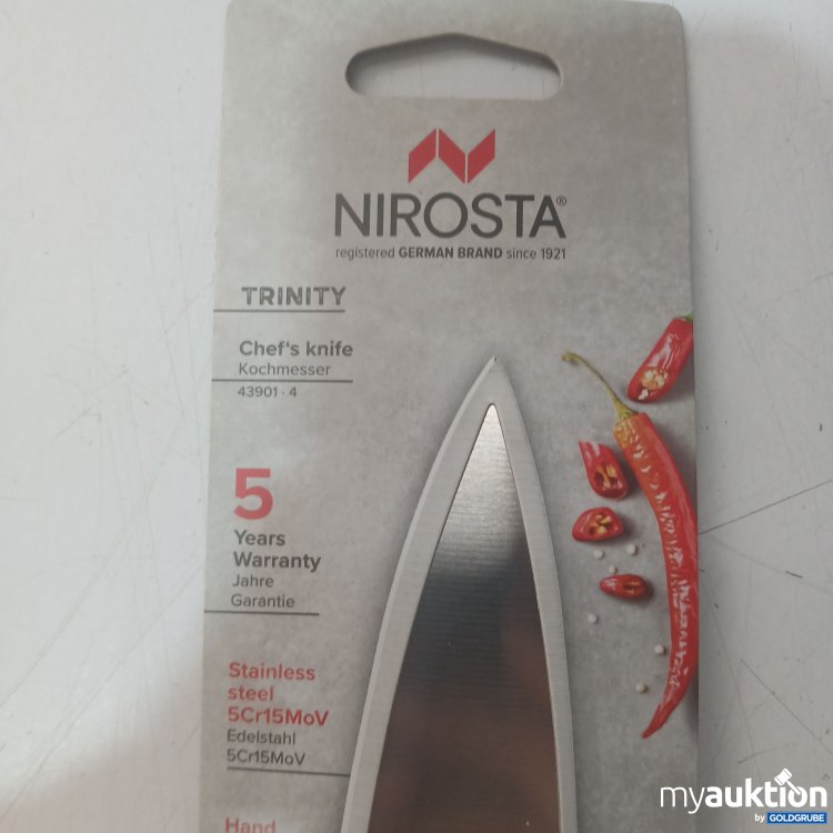 Artikel Nr. 995367 Artikel Nr. 995367: Nirosta Trinity Kochmesser 43901.4