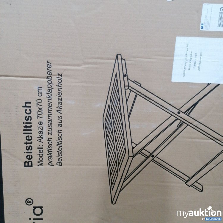 Artikel Nr. 441368: Casaria Beistelltisch Akazie 70x70cm 