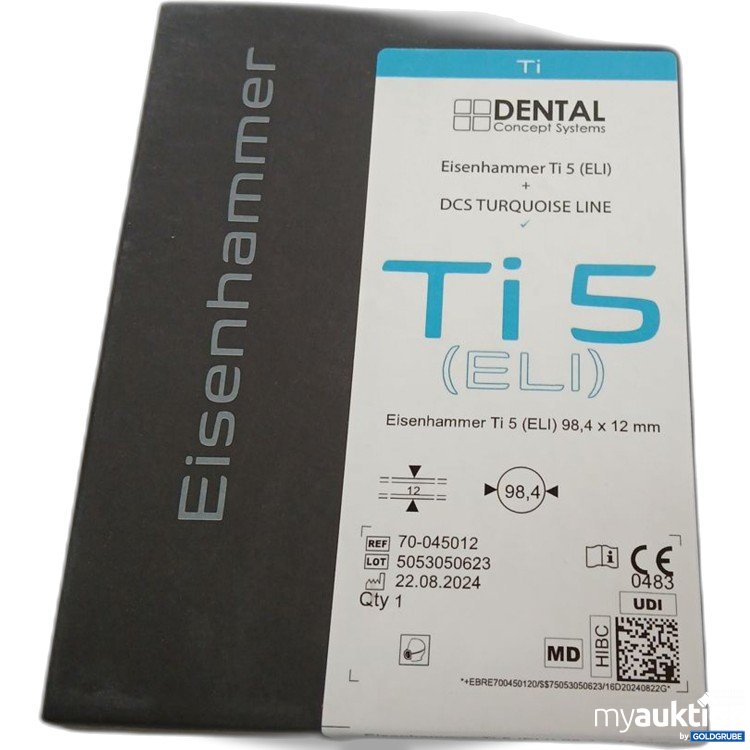 Artikel Nr. 442368: Dental Concept Systems Eisenhammer Ti 5 98,4 x 12 mm