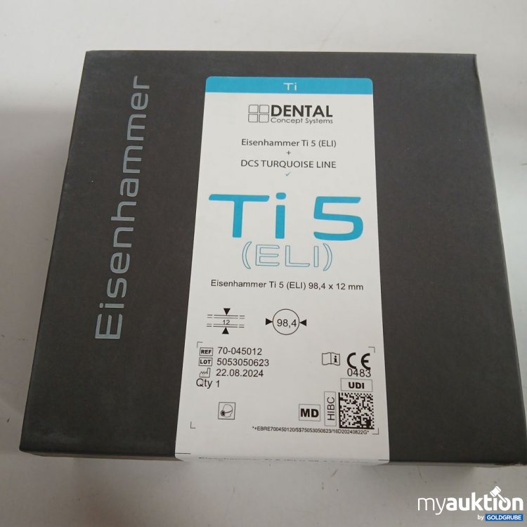 Artikel Nr. 442368: Dental Concept Systems Eisenhammer Ti 5 98,4 x 12 mm