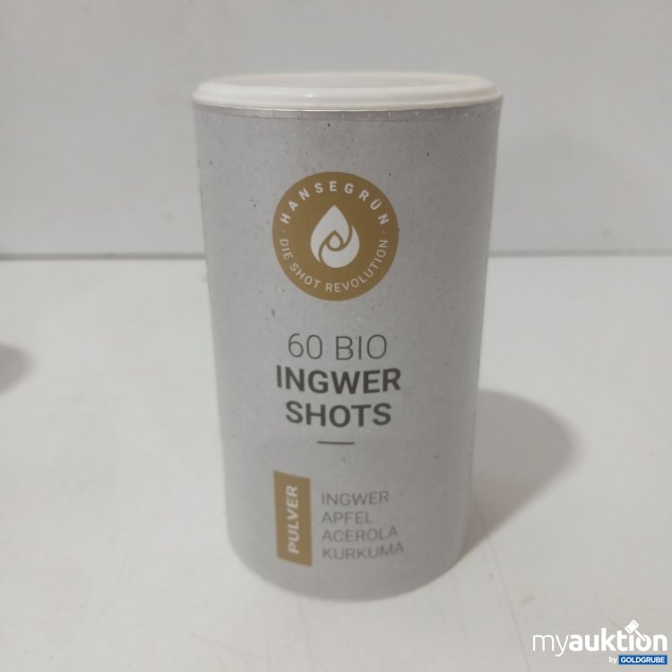 Artikel Nr. 469368: Hansegrün 60 BIO Ingwer Shots Pulver 120 g