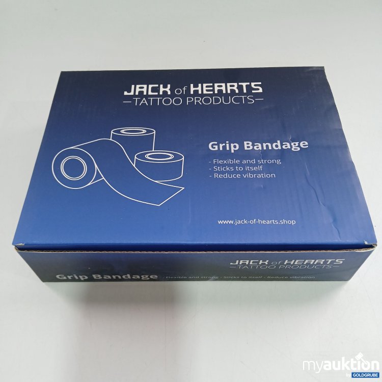 Artikel Nr. 805368 Artikel Nr. 805368: Jack of Hearts Grip Bandage Black 12 Stk. 5cm x4,5m