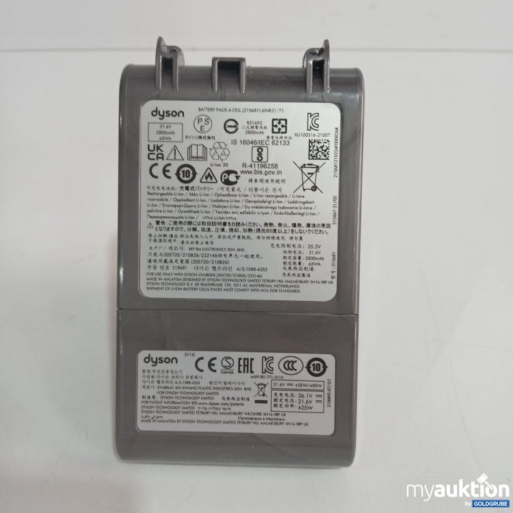 Artikel Nr. 834368 Artikel Nr. 834368: Dyson Battery Pack 6-Cell 215681 6NR21/71