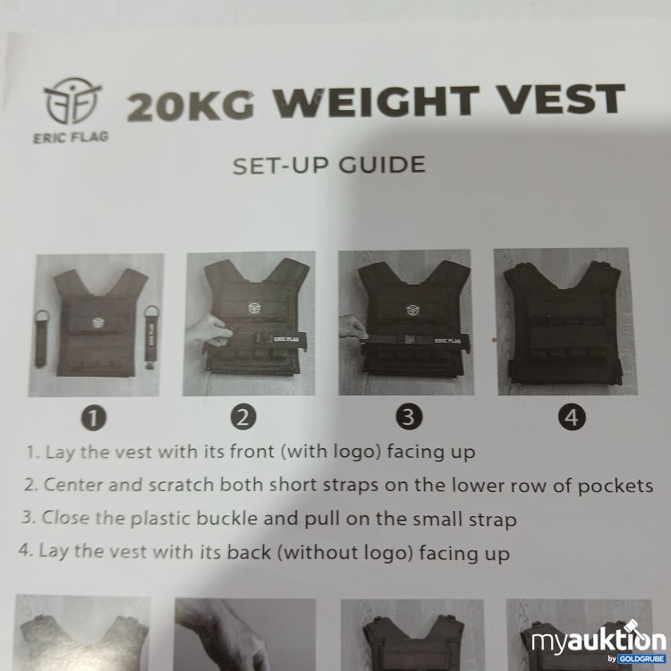 Artikel Nr. 854368 Artikel Nr. 854368: Eric Flag Gewicht Gillet 20kg