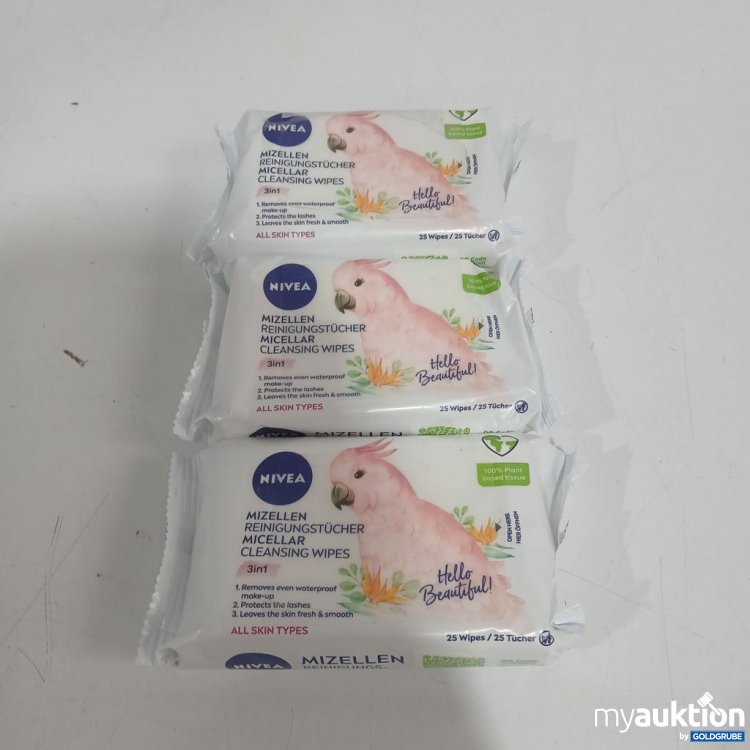 Artikel Nr. 918368: NIVEA Mizellen Reinigungstücher 3×25 Stück