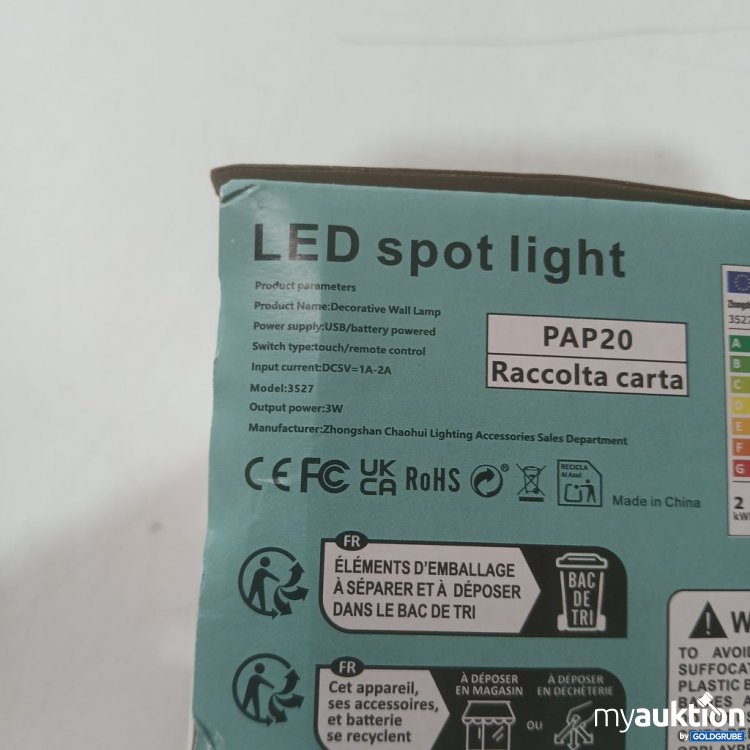 Artikel Nr. 933368: LED Spot Light PAP20