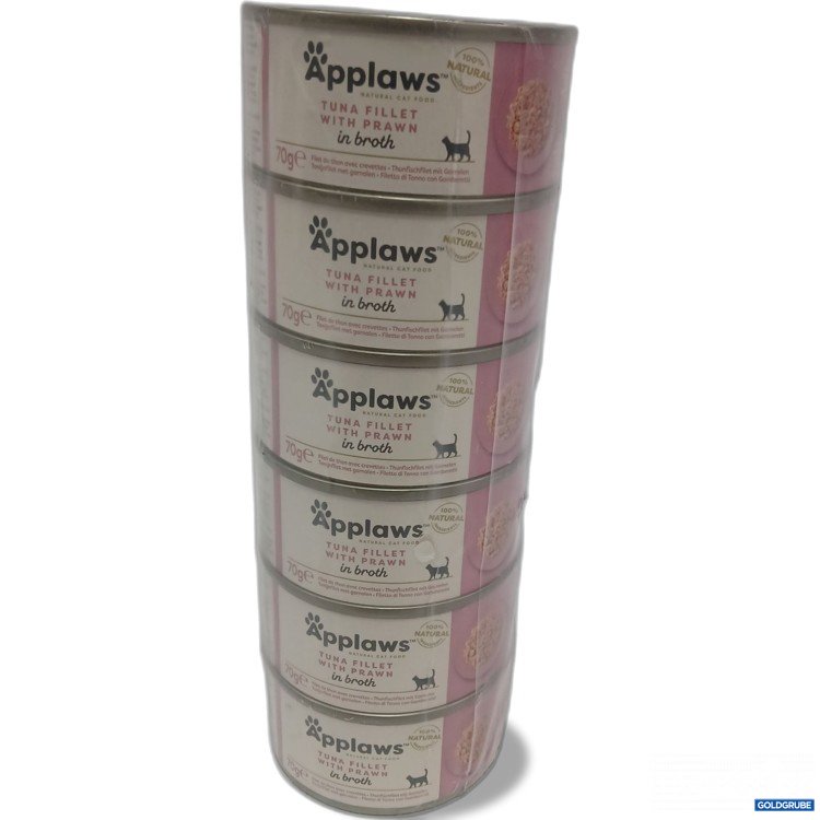 Artikel Nr. 963368 Artikel Nr. 963368: Applaws Futter Katze Tuna Fillet with Prawn 6x70g