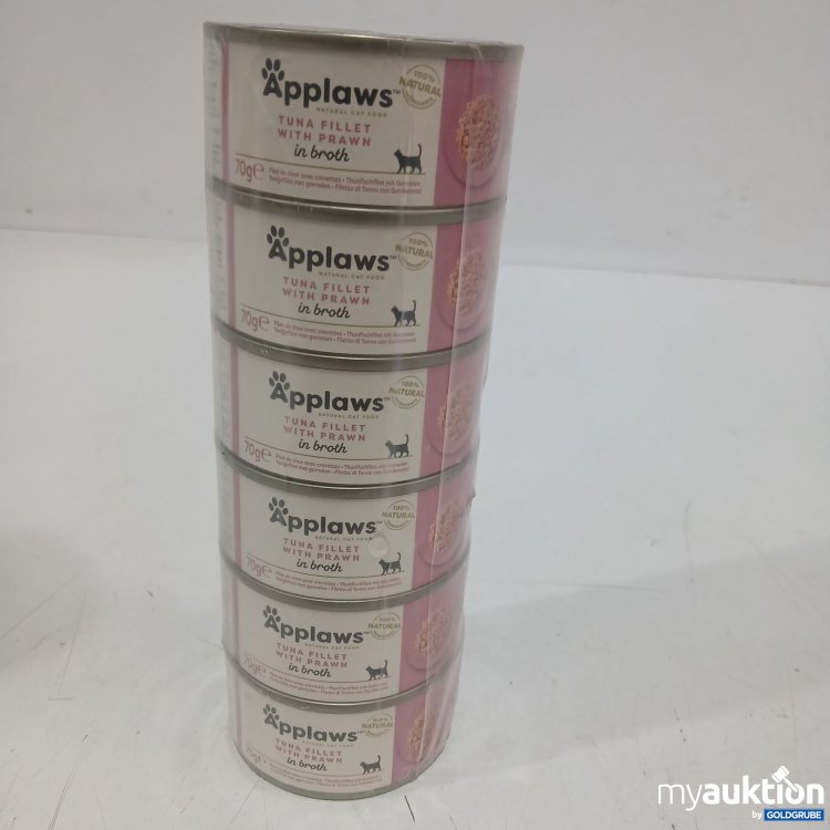 Artikel Nr. 963368 Artikel Nr. 963368: Applaws Futter Katze Tuna Fillet with Prawn 6x70g