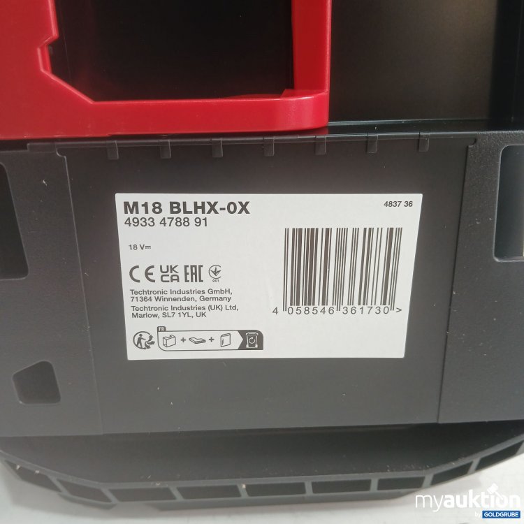 Artikel Nr. 991368 Artikel Nr. 991368: Milwaukee M18 BLHX-0X