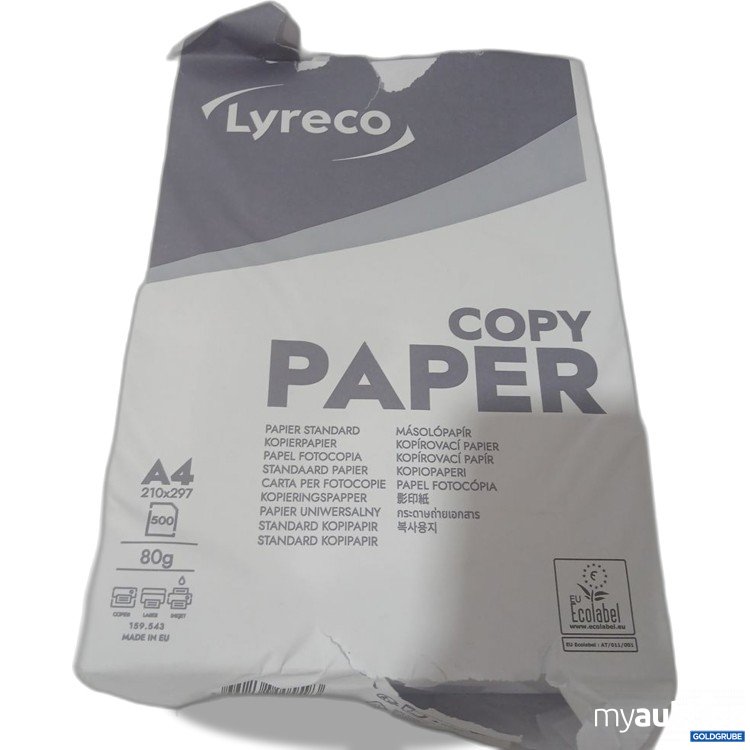 Artikel Nr. 993368: Lyreco Copy Paper A4 500 Blatt 80 g