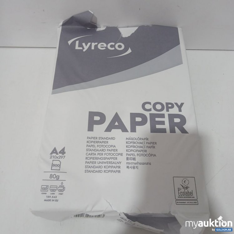 Artikel Nr. 993368: Lyreco Copy Paper A4 500 Blatt 80 g