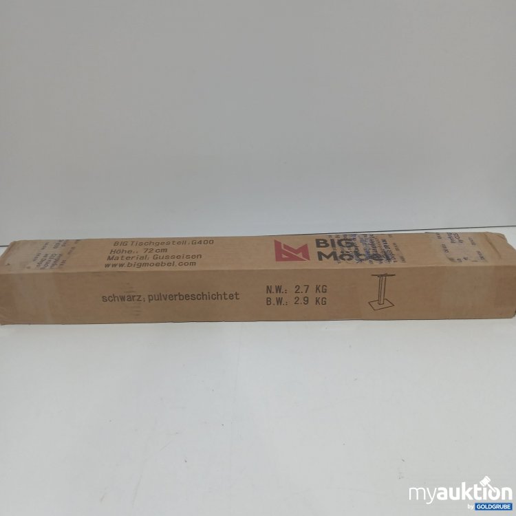 Artikel Nr. 437369: Big Möbel Big Tischgestell Schwarz G400 72cm