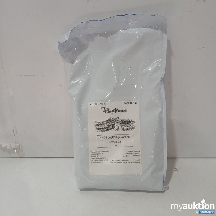 Artikel Nr. 469369 Artikel Nr. 469369: Rustico Knoblauch getrocknet Granulat G 2 1 kg