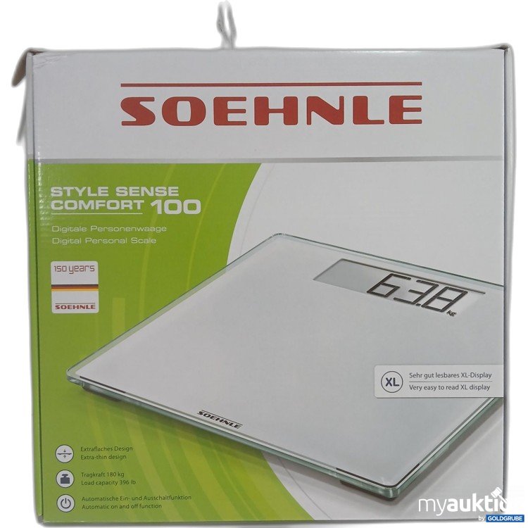 Artikel Nr. 525369: Soehnle Style Sense Comfort 100 Personenwaage 