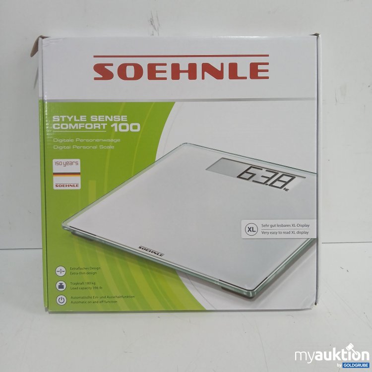 Artikel Nr. 525369: Soehnle Style Sense Comfort 100 Personenwaage 