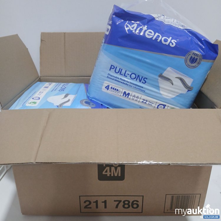 Artikel Nr. 814369 Artikel Nr. 814369: Attends Pull-Ons Einmal-Unterwäsche M 4er Pack x22 Stück
