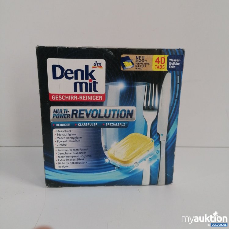 Artikel Nr. 827369 Artikel Nr. 827369: Denk mit Geschirr Reiniger Multi Power 40 Tabs
