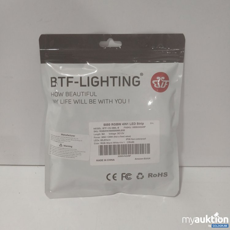 Artikel Nr. 873369: BTF-Lighting 5050 RGBW 4in1 LED Strip 5m