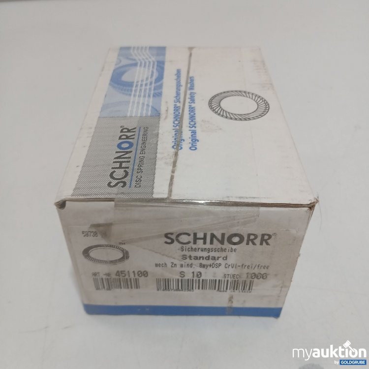 Artikel Nr. 902369: Schnorr Sicherungsscheiben S10 451100 1000 Stück 