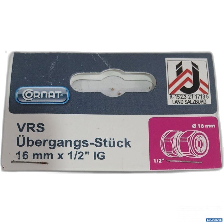 Artikel Nr. 920369: Cornat VRS Übergangs-Stück 16mm x 1/2" IG 