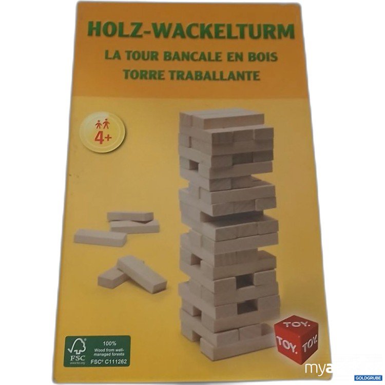 Artikel Nr. 921369: Toy Holz Wackelturm 48 Holzbausteine