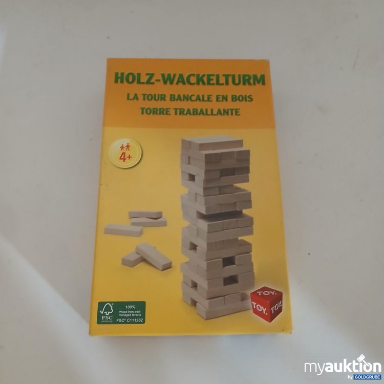 Artikel Nr. 921369: Toy Holz Wackelturm 48 Holzbausteine