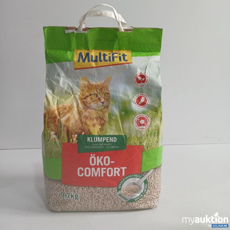 Artikel Nr. 958369: MultiFit klumpend Öko Comfort Katzenstreu 9,7kg 