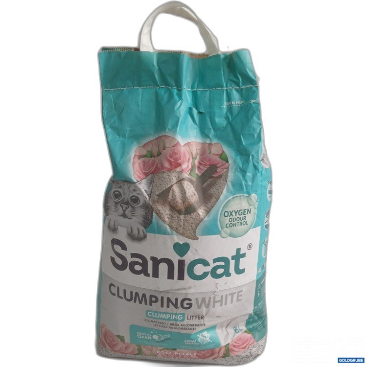 Artikel Nr. 990369: Sani Cat clumping white Clumpint Litter 8L 